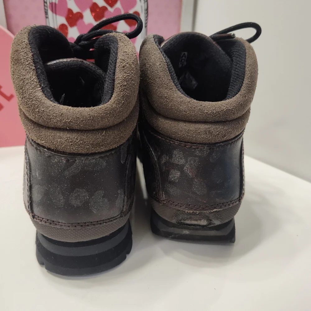 🖤 Vintage Y2K Timberland Euro Hiker Multicolor Lace Up Ankle Boots, Black, 7 - Picture 12 of 16